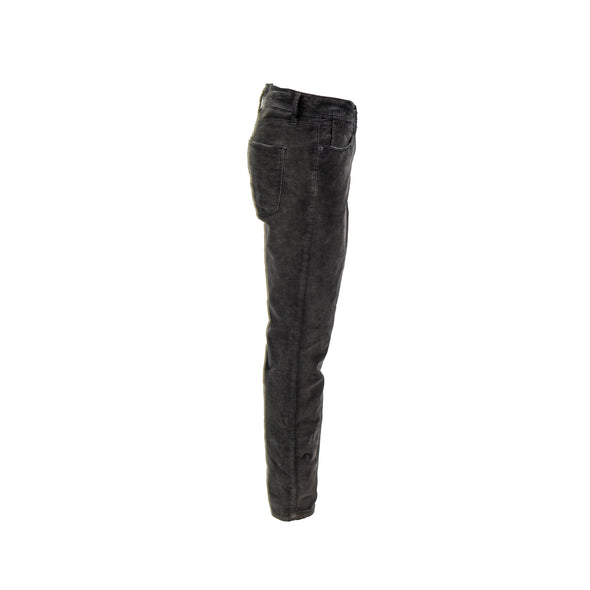 Free People Women's Roller Crop Corduroy Pants Stark Black Size 29