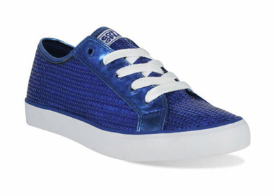 Gotta Flurt Girl's Disco II Low Top Sequin Fashion Sneakers Blue