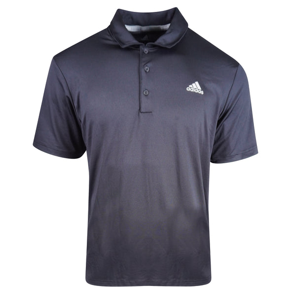Adidas Men black Golf short sleeve collared shirt L