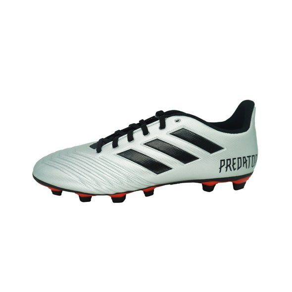 Adidas Men's Predator 19.4 Firm ground Soccer Cleats Silver Black Size 10.5