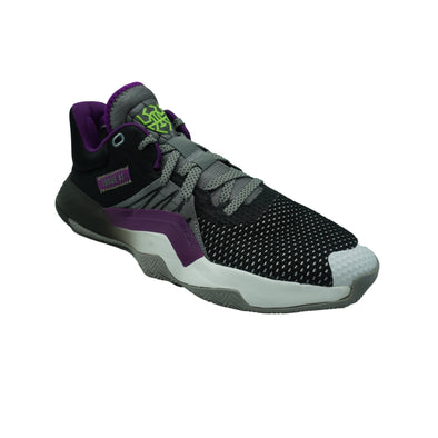 Adidas Men's D.O.N. Issue 1 Basketball Athletic Shoes Gray Black Purple Size 10