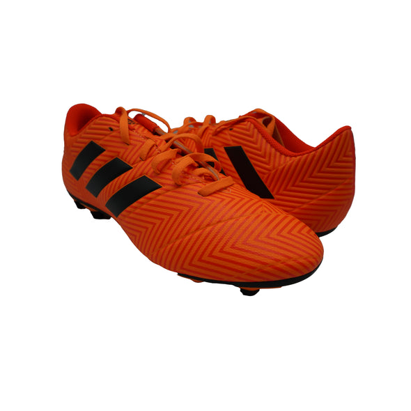 Adidas Men's Nemeziz 18.4 Soccer Athletic Cleats Orange Black Size 9.5