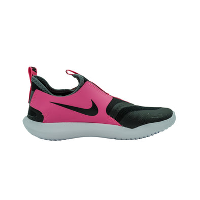 Nike Girl's Flex Runner Slip On Athletic Shoes Pink Black Size 11C
