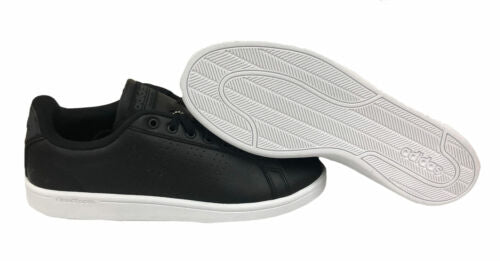 Adidas Men's CF Advantage Neo Cloudfoam Clean Stripe Sneakers Black Size 9