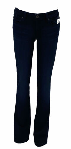 DL1961 Women's Cindy Slim Fit Bootcut Jeans Dark Blue Size 24
