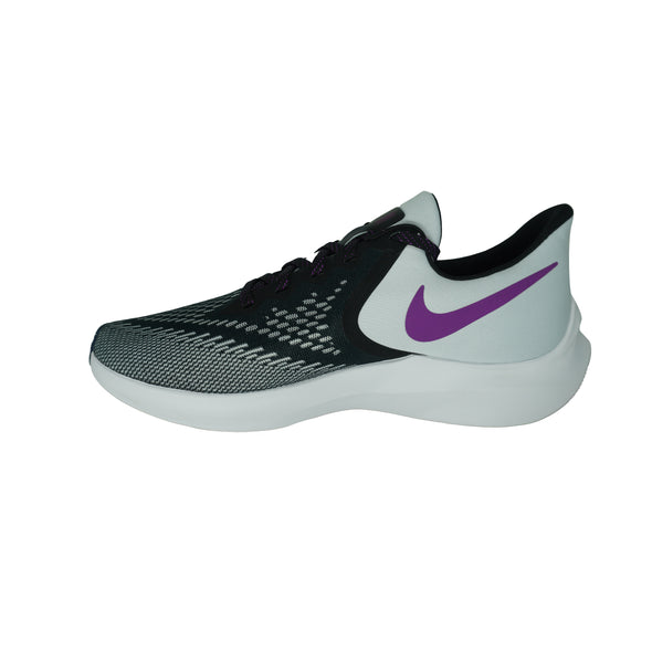 Nike Women's Zoom Winflo 6 Running Athletic Shoes Black Purple Gray Size 9.5
