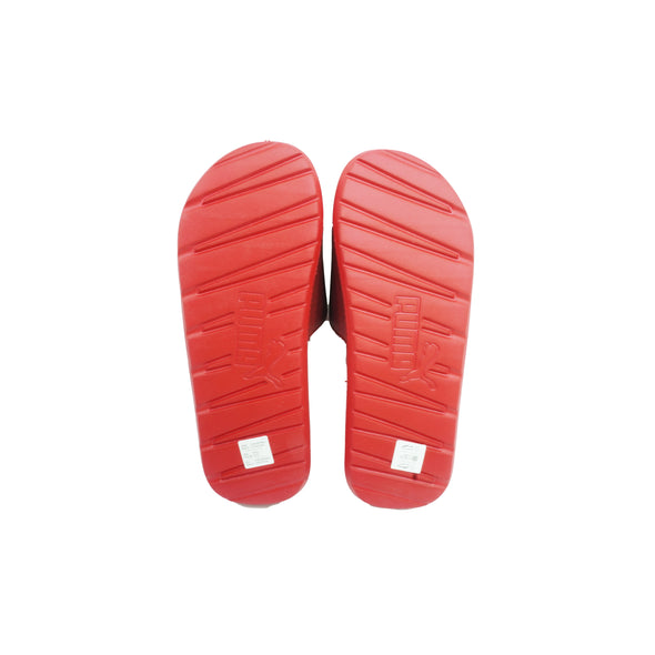 Puma Men's Starcat TPR Barbados Adjustable Slide Sandals Red Black Size 9