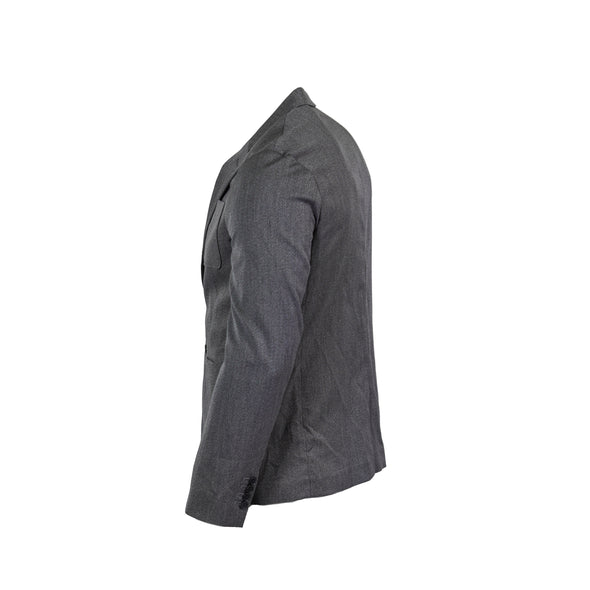 Calvin Klein Men's Patch Pocket Blazer Jacket Gray Size Medium