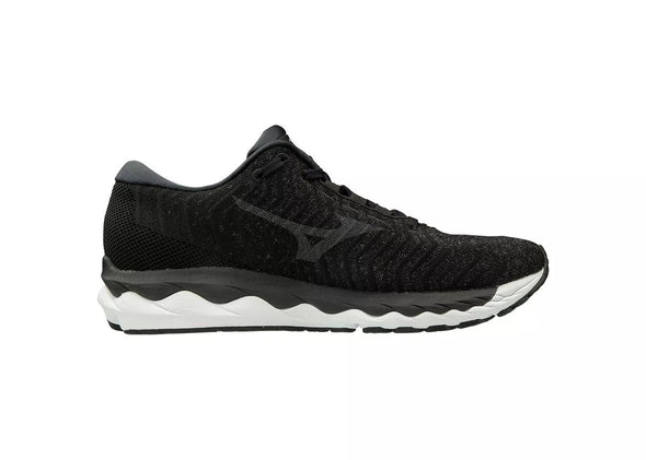 Mizuno Men's Wave Sky Waveknit 3 Running Athletic Shoes Black Gray Size 8.5