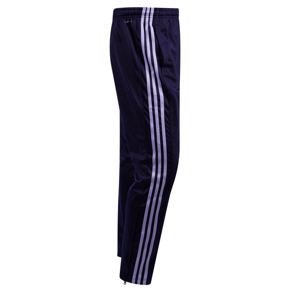 Adidas Men's Athletic 3 Stripe Elastic Waist Pants Navy Blue White
