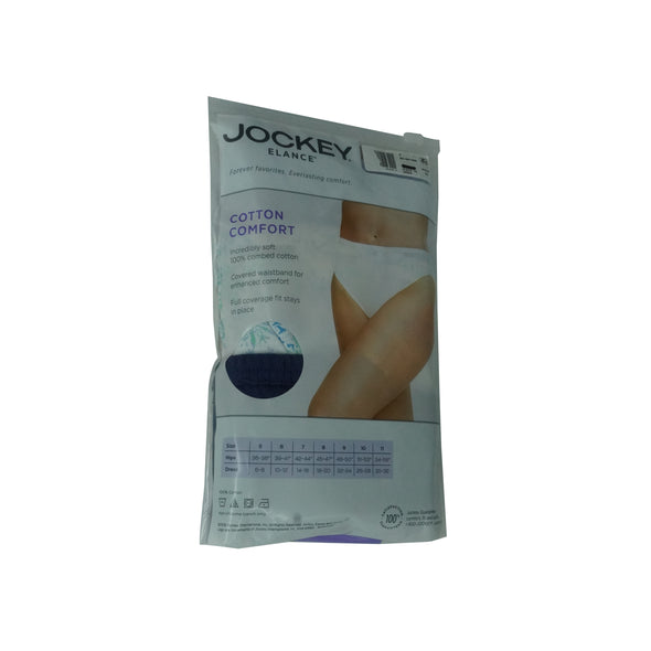 Jockey Women's Elance French Cut Underwear 3 Pack Blue Snowfall
