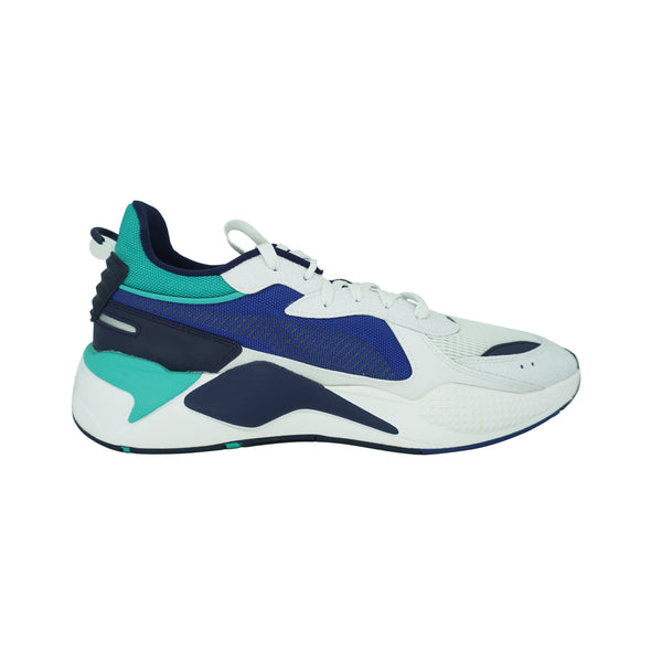 Puma Men's RS-X Hard Drive Reinvention Sneakers White Blue Size 13