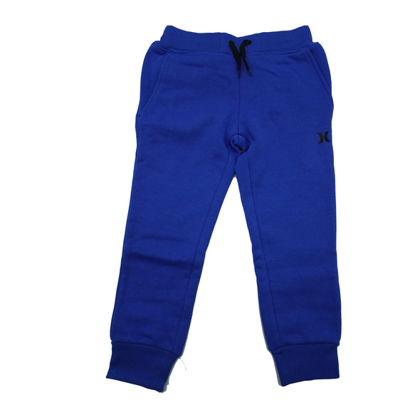 Hurley Boys' Fleece Jogger Drawstring Pants Blue Size 4