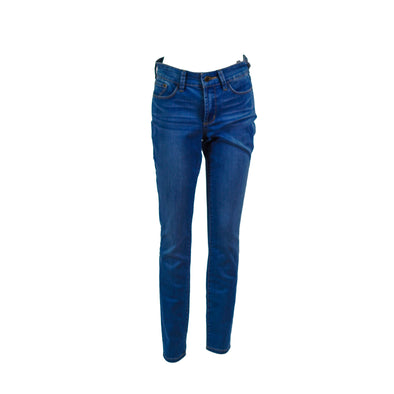 NYDJ Women's Alina Washed Denim Legging Jeans Medium Blue Size 2