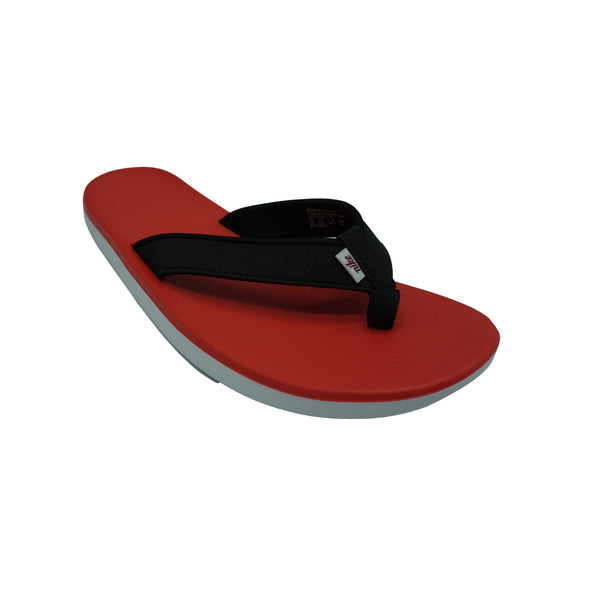Nike Women's Bella Kai Thong Sandals Black Red White Size 12