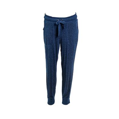 DKNY Women's Sport Spa Melange Jogger Pants Blue Size Medium