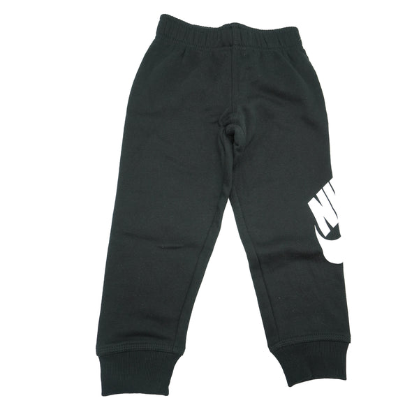 Nike Little Boy's Fleece Lined Jogger Pants Black White Size 4