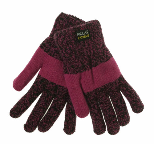Polar Extreme Women's Insulated Thermal Marled Gloves
