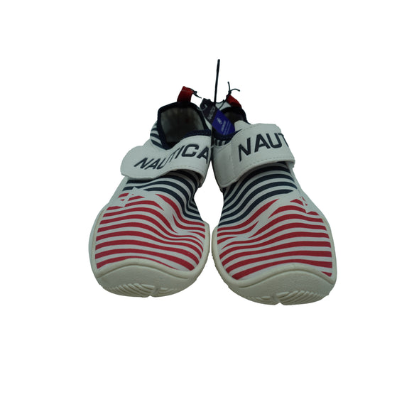 Nautica Women's Arlene Athletic Water Shoes Strap Red White Blue