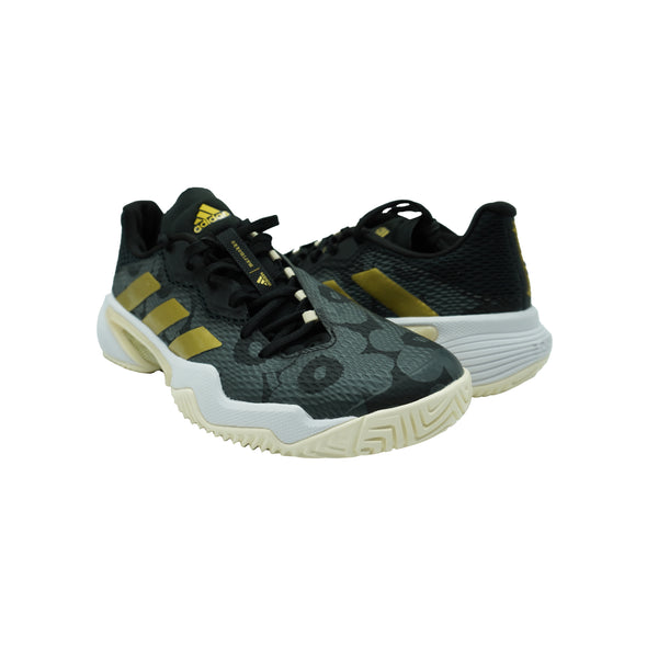 Adidas Women's Barricade 23 Marimekko Athletic Shoes Black Gold Size 9