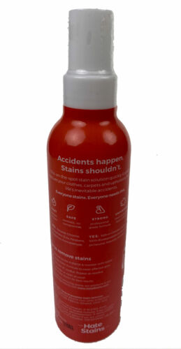 A Little Red Bottle of Emergency Stain Rescue Clothing Carpet or Upholtery