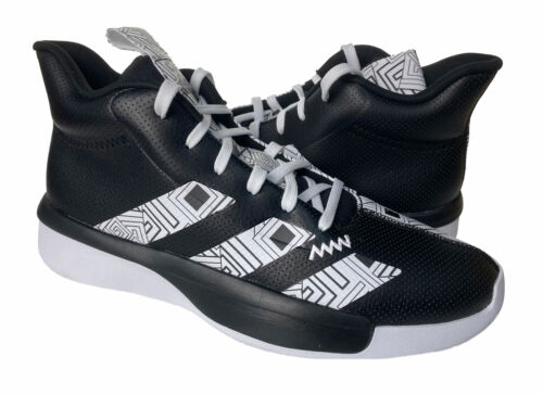 Adidas Men's Cloudfoam Basketball Athletic Shoes White Black Size 10.5