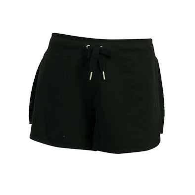 Calvin Klein Women's Performance Curved Hem Shorts Black Size XXL
