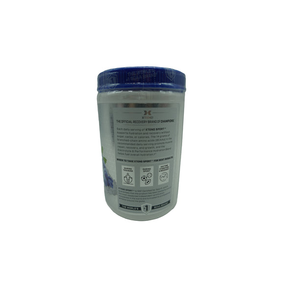 XTEND Sport BCAA Powder Blue Raspberry Ice Electrolyte Powder Recovery Hydration
