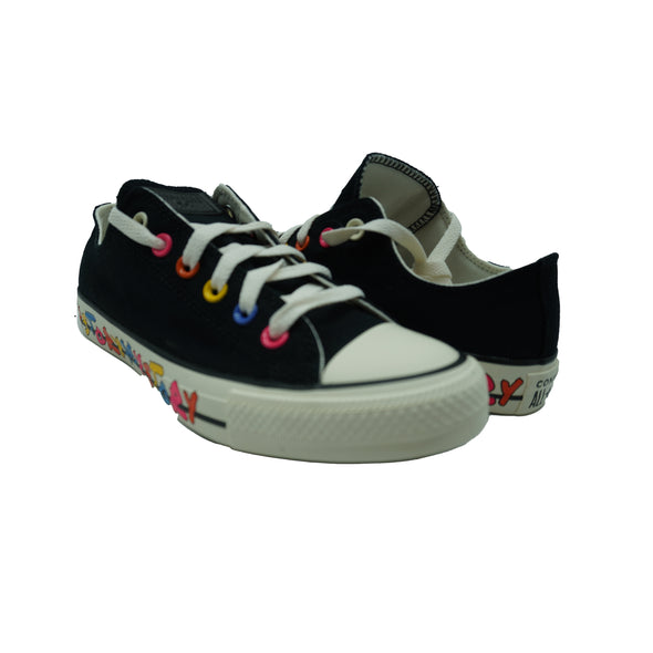Converse Unisex All Star Confetti Low Top Sneakers Black