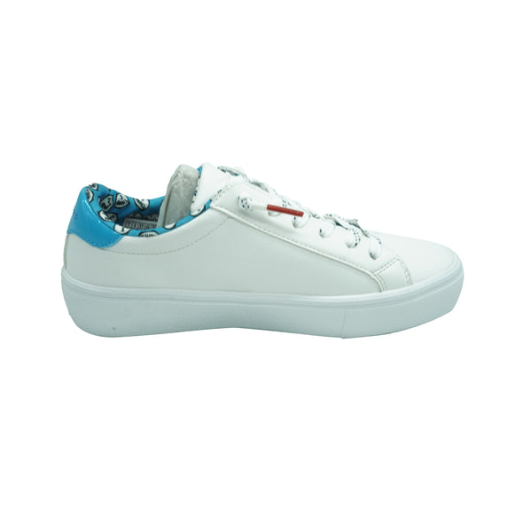 Skechers Women's Low Top Thing 1 Thing 2 Sneakers White Blue