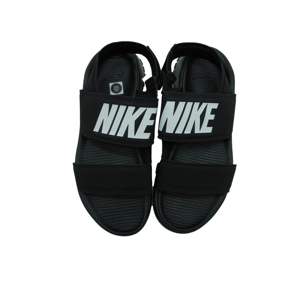 Nike Women's Tanjun Slip On Sandals Black White Size 7