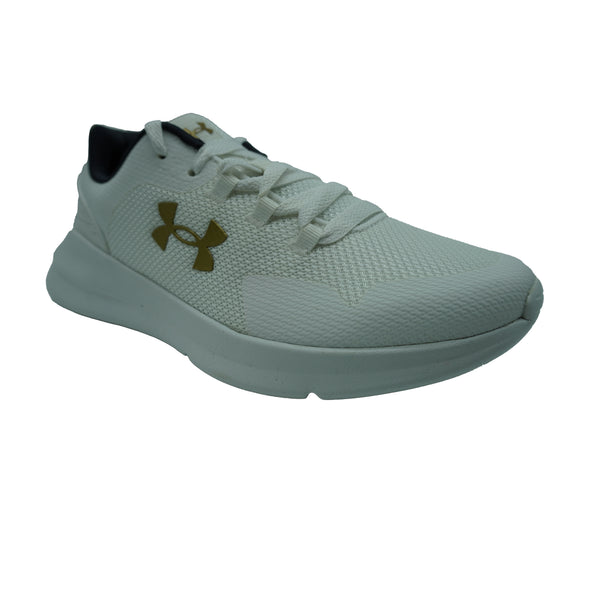 Under Armour Women's Essential Sportstyle Athletic Shoes White Gold Size 8