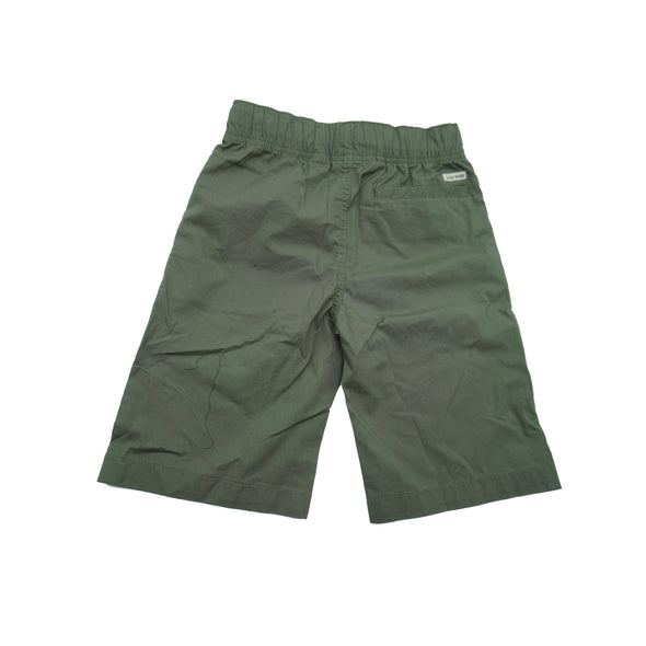 Lucky Brand Boy's Pull On Elastic Waist Shorts Olive Green Size Small