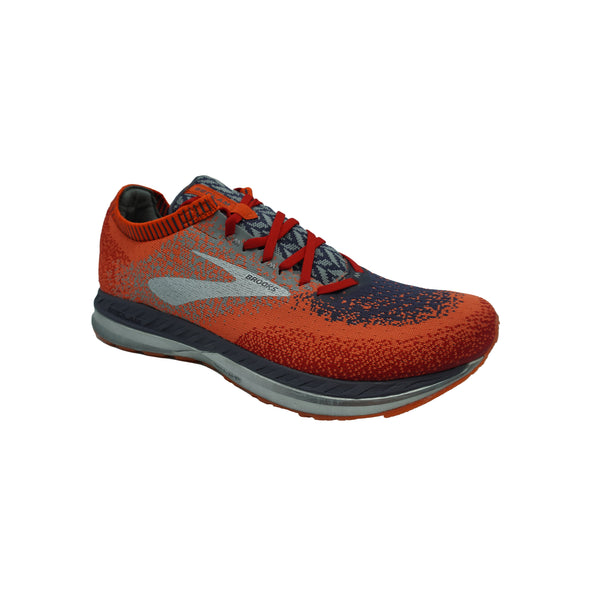 Brooks Men's Bedlam Running Athletic Shoes Orange Red Blue Size 10