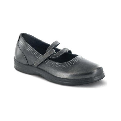 Apex Women's Y Strap Mary Jane Shoes Pewter Size 8 W