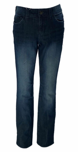 DKNY Jeans Women's Stretch Slim Fit Bootcut Jeans Dark Blue Size 4