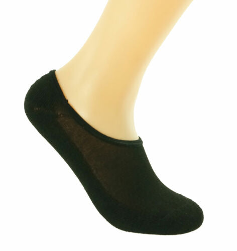 Everlast Women's 6 Pair Anti Slip Heel Grip Ultra Low Liners Black White Gray