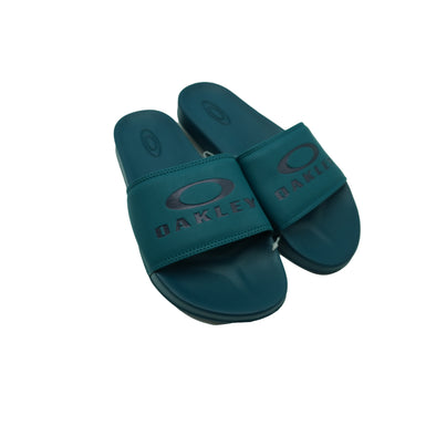 Oakley Men's Ellipse Slide Sandals Turquoise Petrol Size 9.5