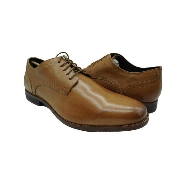 Rockport Men's Style Purpose Plain Toe Oxford Shoes Brown Size 15