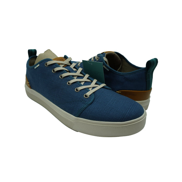 Toms Men's Trvl Lite Low Top Sneakers Airforce Blue Canvas Size 10.5