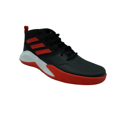 Adidas Boy's OwnTheGame Basketball Athletic Shoes Black Red White Size 6 Wide