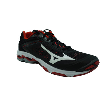 Mizuno Women's Wave Lightning Z5 Court Volleyball Shoes Black White Red Size 13