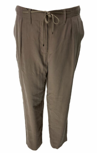 Armani Exchange Women's Taupe Drawstring Trousers Size 8