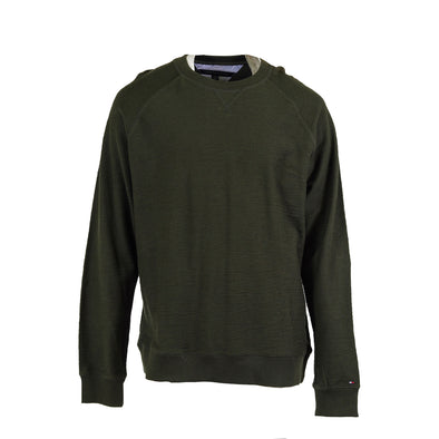 Tommy Hilfiger Men's Mipale Crew Neck Long Sleeve Sweater Dark Green Size XXL