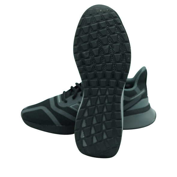 Adidas Men's Nova Run Athletic Running Shoes Black Gray