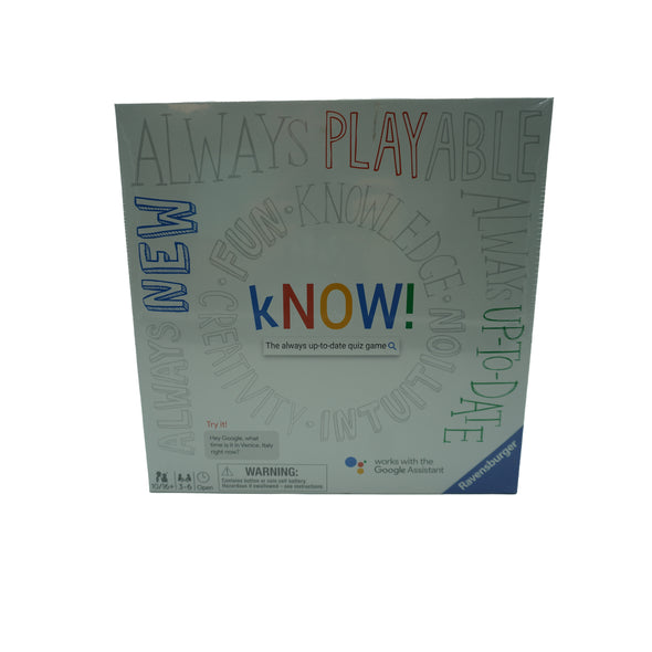 Ravensburger Know Trivia Board Game The Always Up to Date Quiz Game