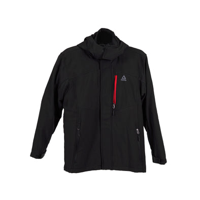 Reebok Boy's Active Super Shell Full Zip Jacket Black Size Large