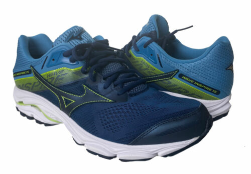 Mizuno Men's Wave Inspire 15 Running Athletic Shoes Blue Green Size 16