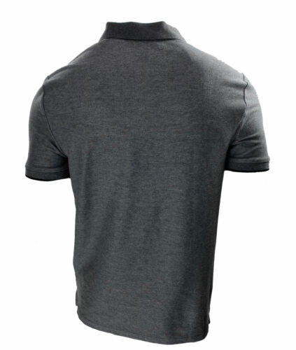 Calvin Klein Men's Short Sleeve Logo Polo Gray Size Medium