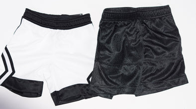 Jordan Air Toddler Boy's 2 Piece Dri Fit Shorts White Black Size 2T